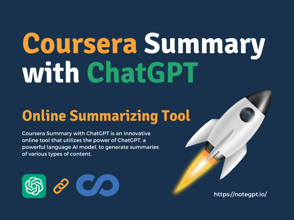 Coursera Summary with ChatGPT - Online Summarizing Tool