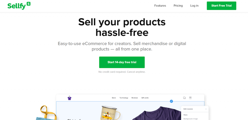 best platform to sell digital products - sellfy