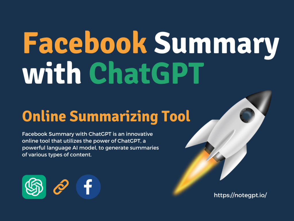 Facebook Summary with ChatGPT - Online Summarizing Tool