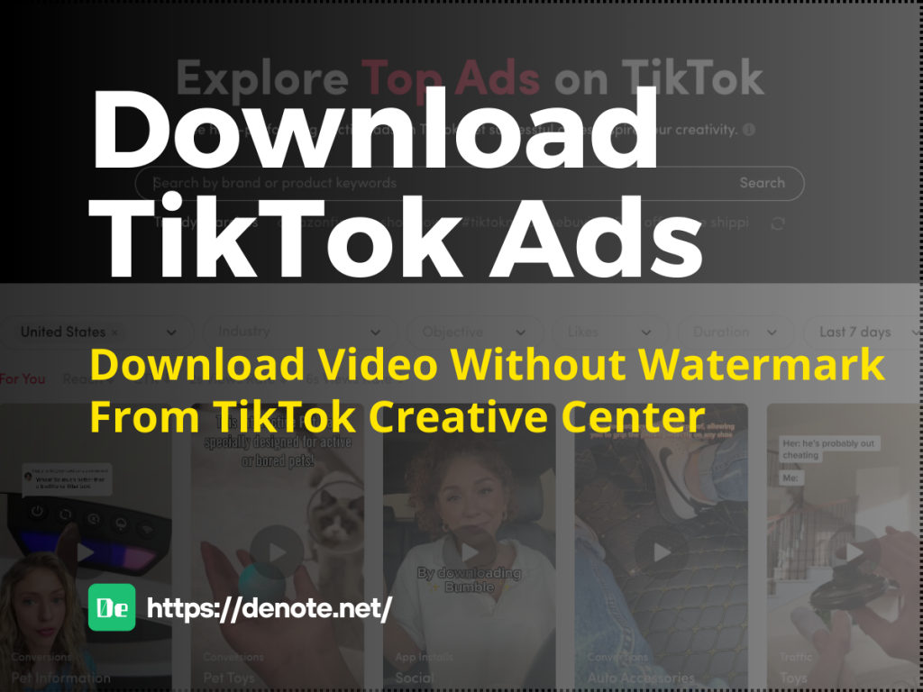 How to Download Video from TikTok Creative Center