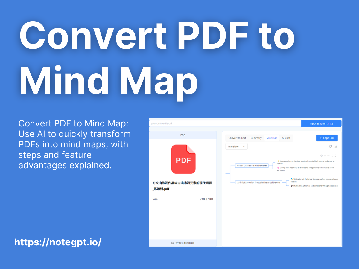 How to Convert PDF to Mind Map? It Takes Only 5 Seconds!