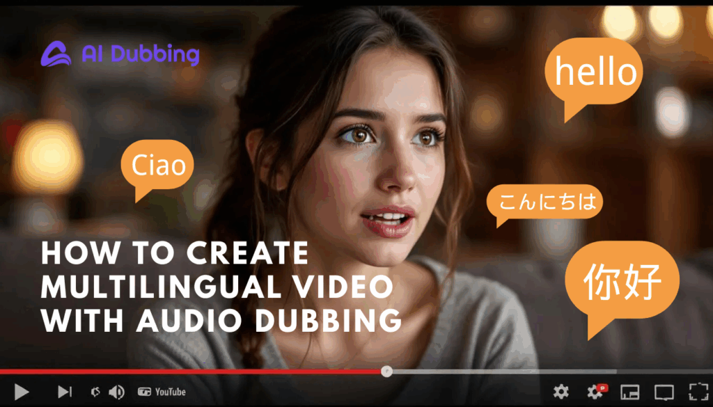 AI audio dubbing helps creator deliver content in several languages