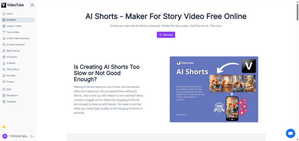 How to Create YouTube AI Shorts with VideoTube?