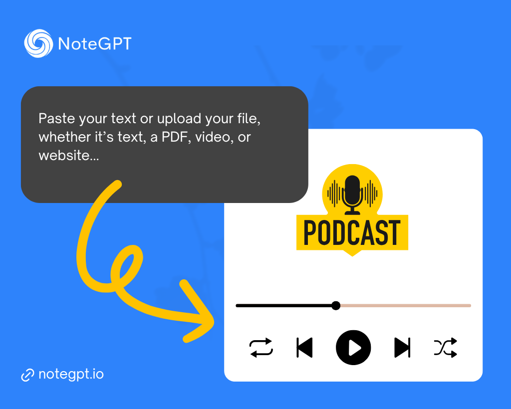 How to Get Started with AI Podcast Generator - NoteGPT