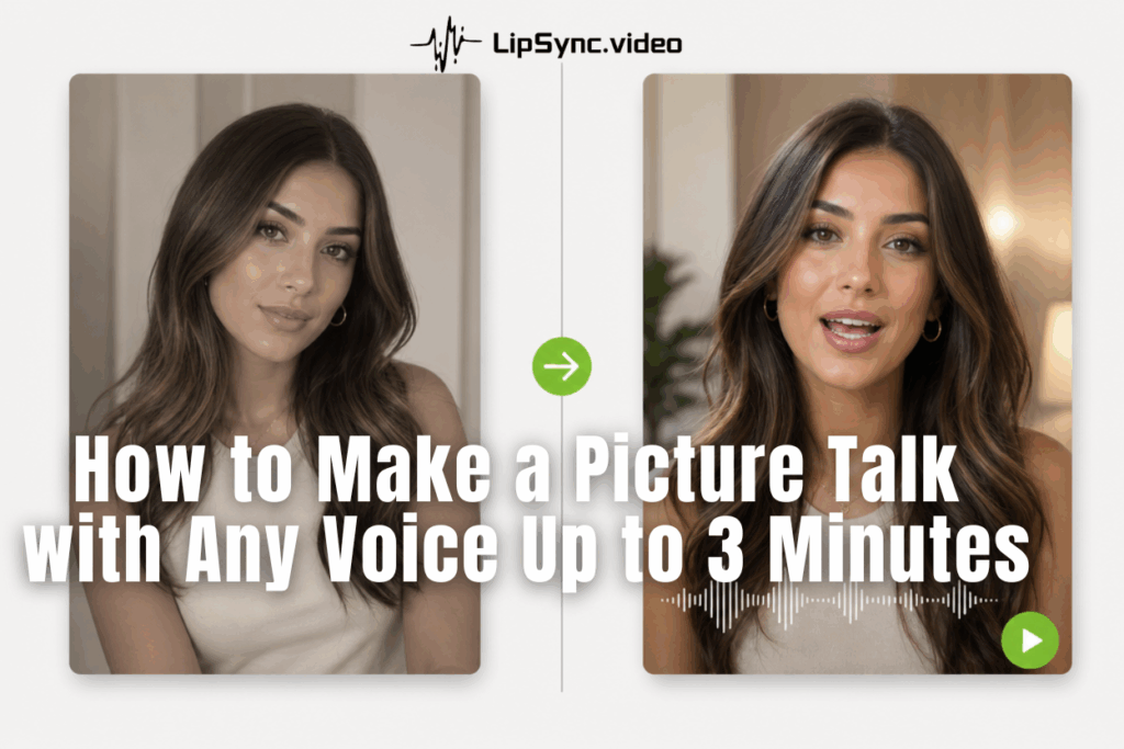 How to Make a Picture Talk with Any Voice Up to 3 Minutes