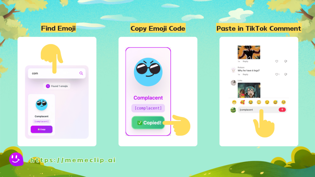 Step-by-Step Guide to Using TikTok Emojis - MemeClip