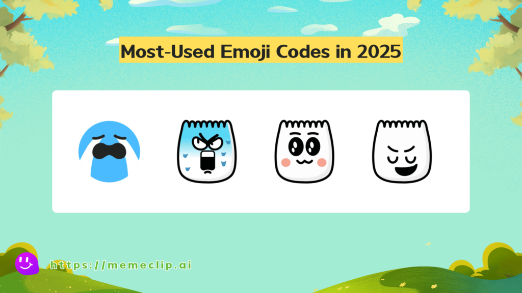 Most-Used Emoji Codes in 2025 - MemeClip