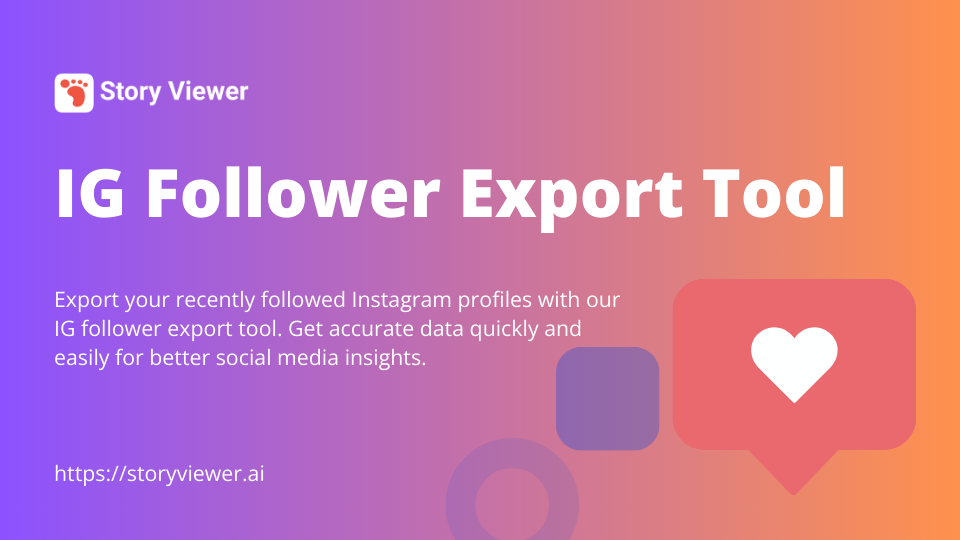 IG Follower Export Tool – Effortless Instagram Data Export