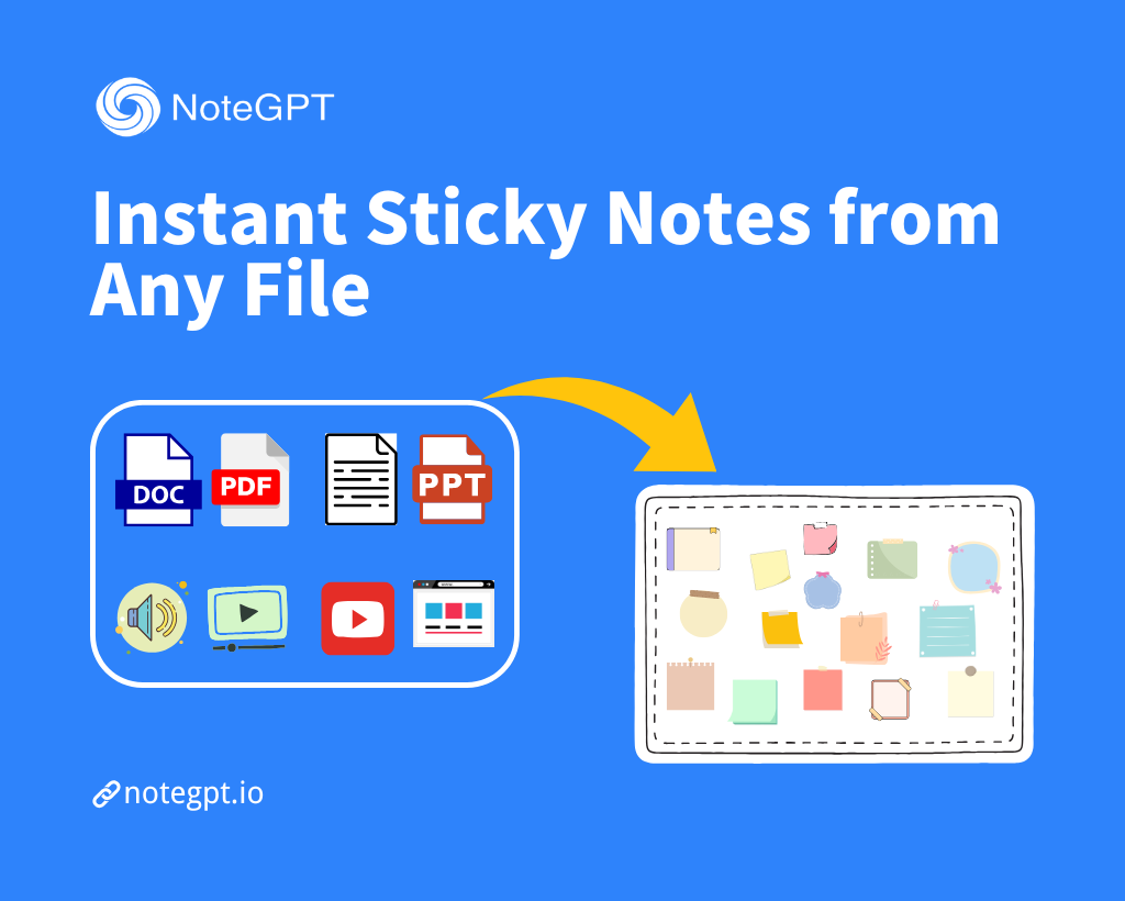 Sticky Notes Generator - Instant Sticky Notes from Any File