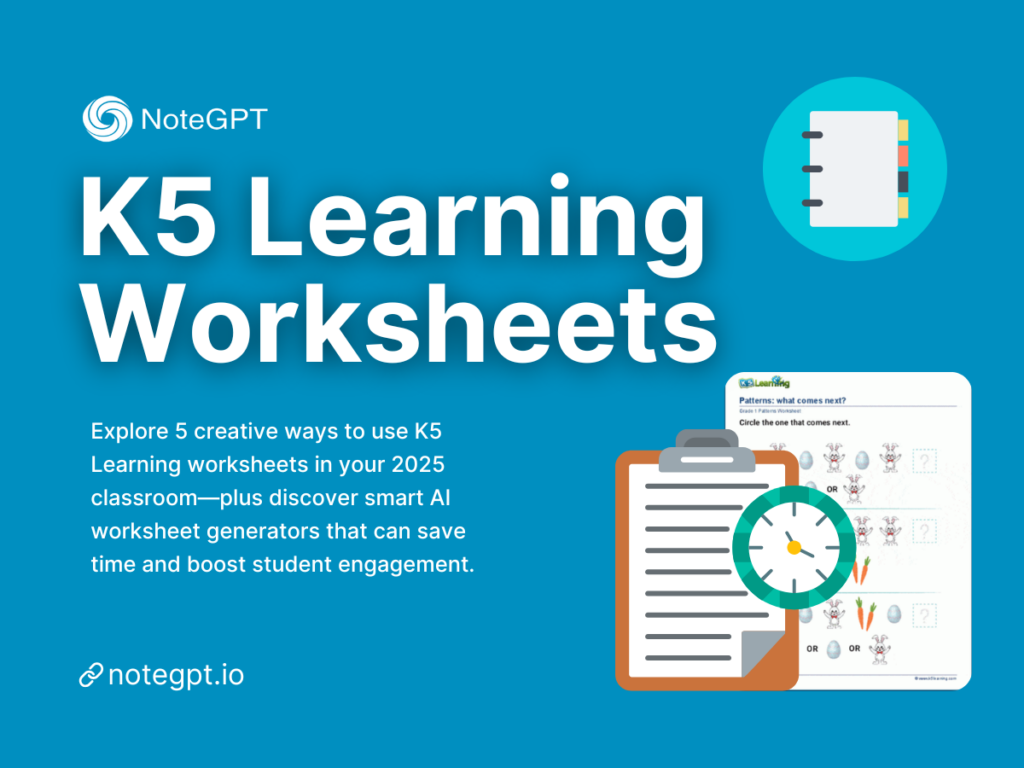 K5 Learning Worksheets