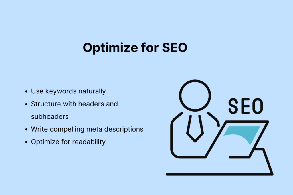 Optimize for SEO