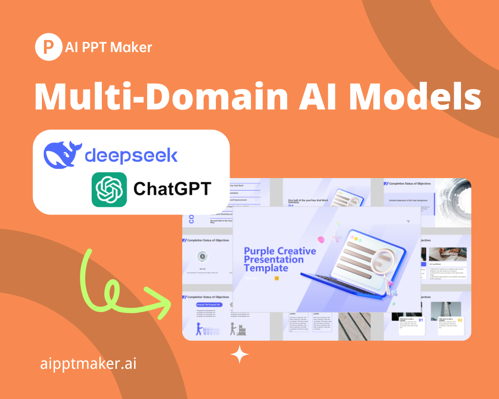 Multi-Domain AI Models for Analyzing Text - AI PPT Maker