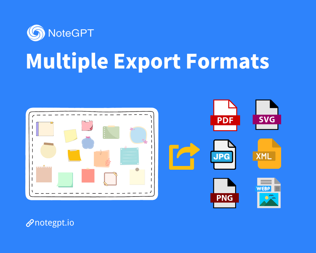 Sticky Notes Generator - Multiple Export Formats