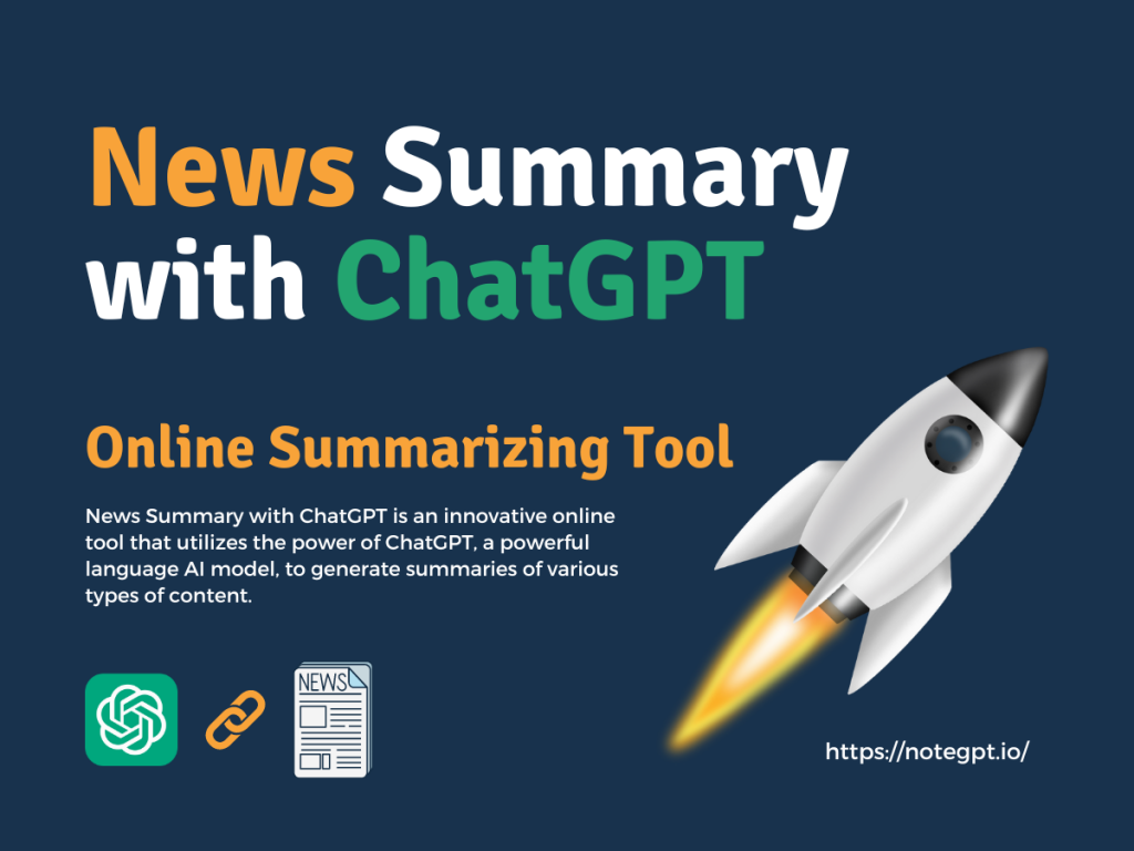 News Summary with ChatGPT - Online Summarizing Tool
