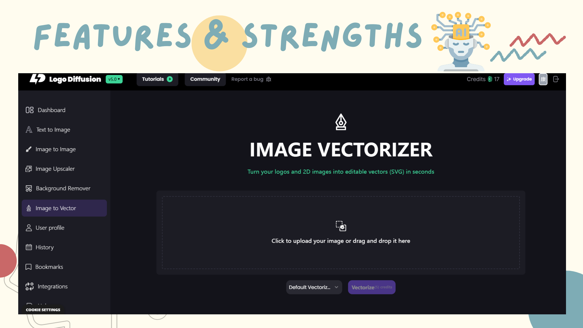 Logo Diffusion Review: AI Vector Features,Uses,Fit