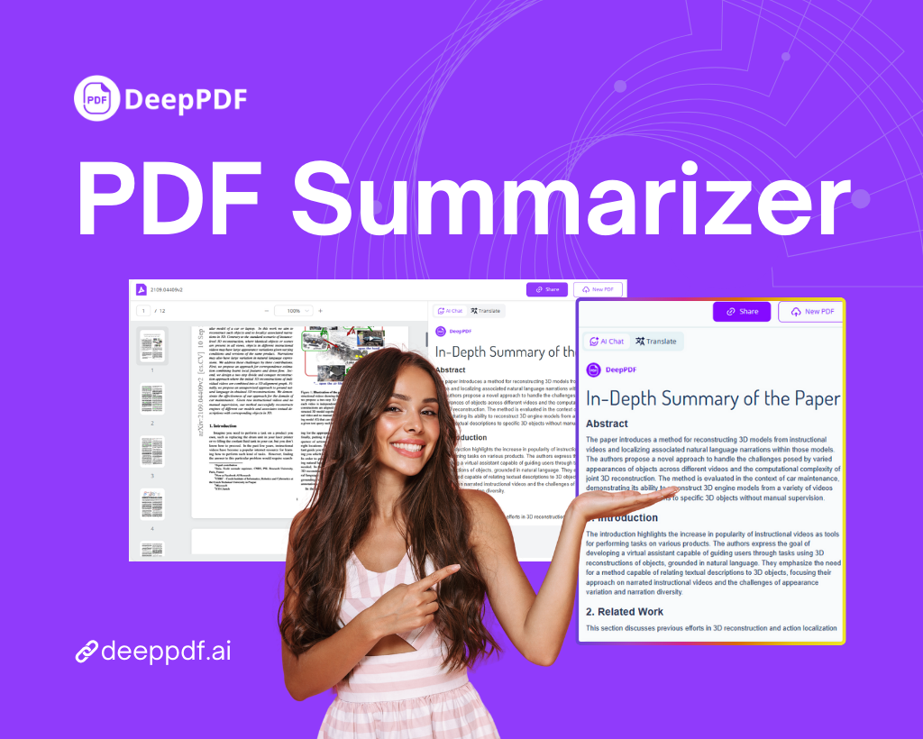 AI PDF Summarizer - Free Summarize Long PDFs in Seconds