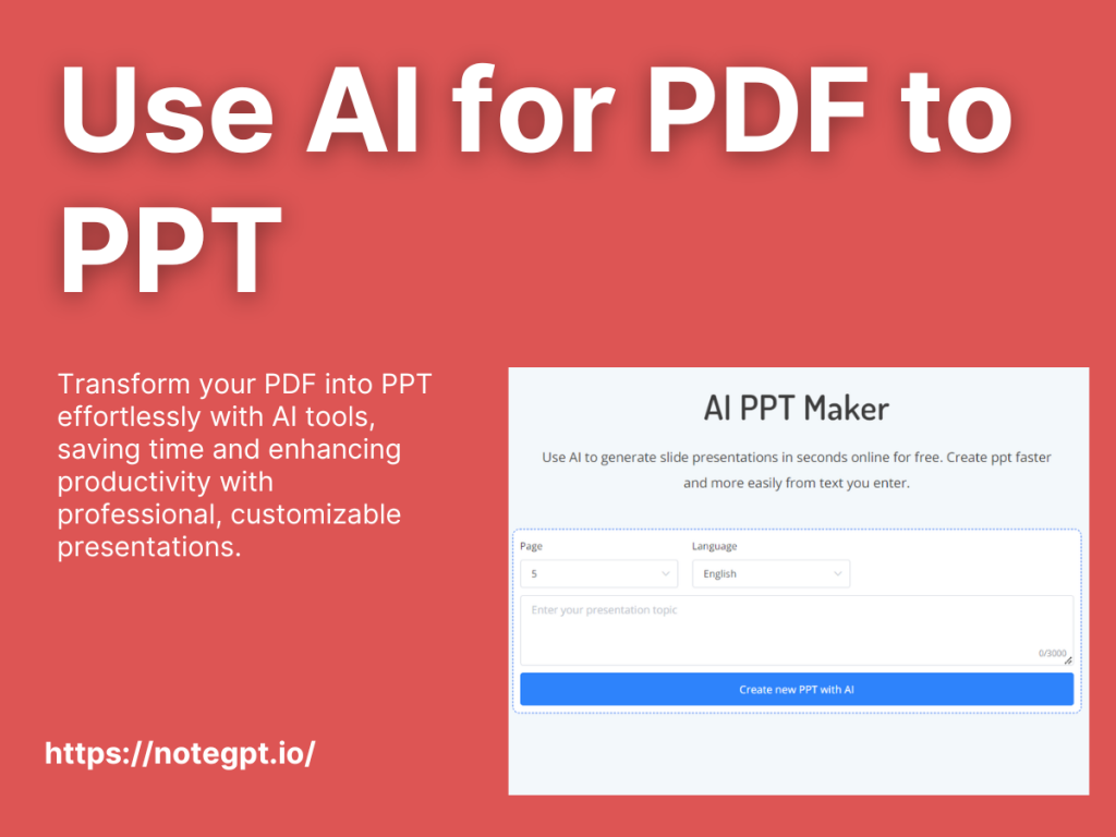 PDF to PPT