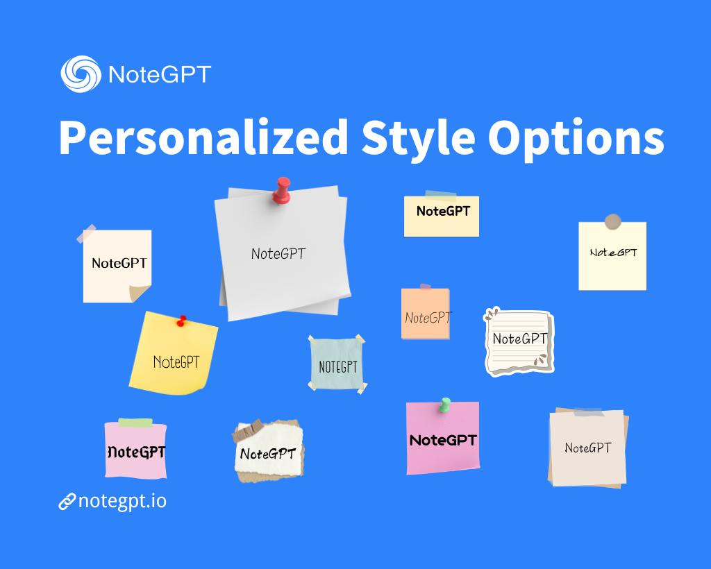 Sticky Notes Generator - Personalized Style Options