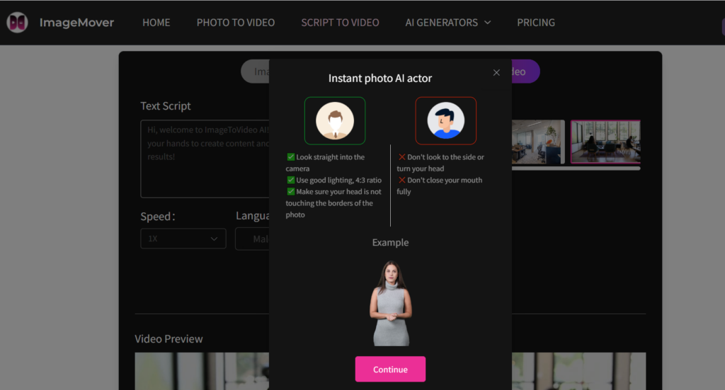 Script to Video：Custom backgrounds and actors2
