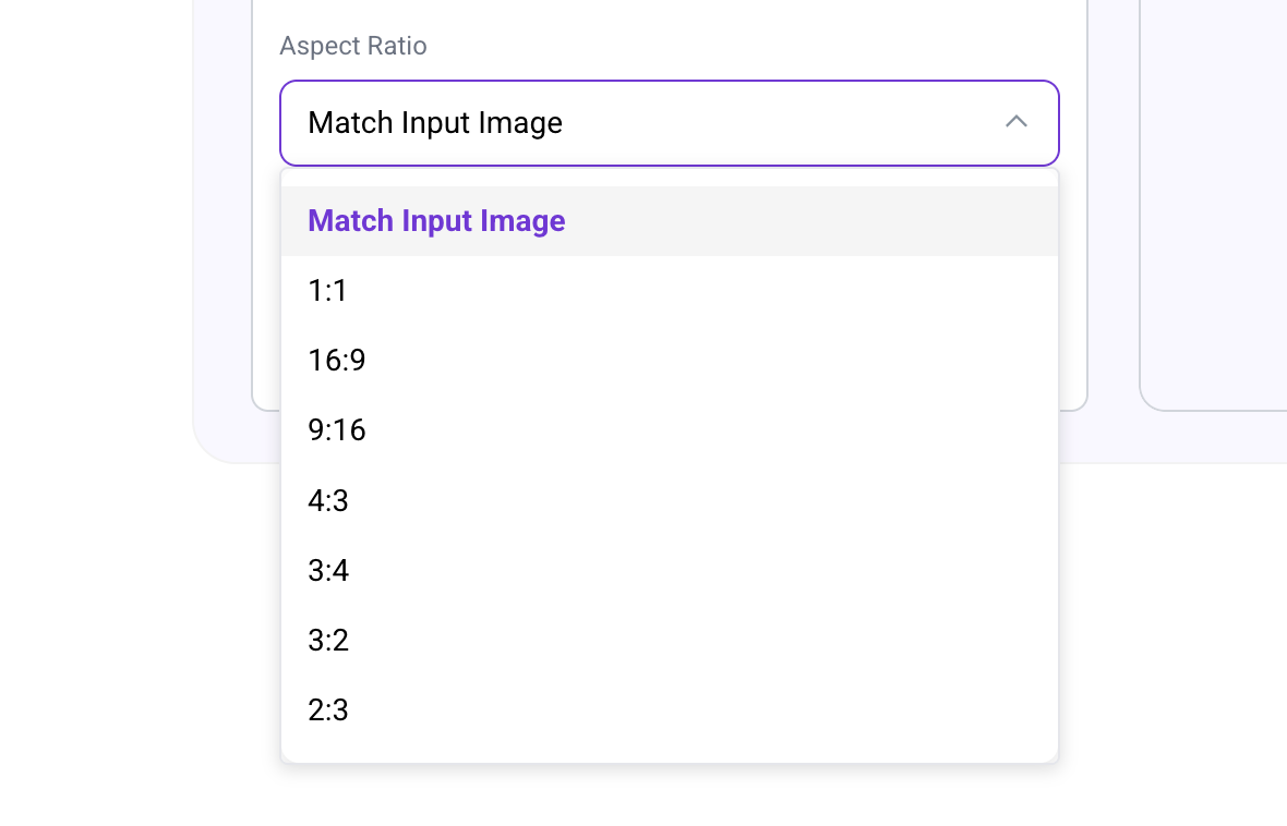 Select Aspect Ratio Screenshot