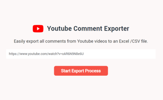 Step 1 - Input Your YouTube Video Link