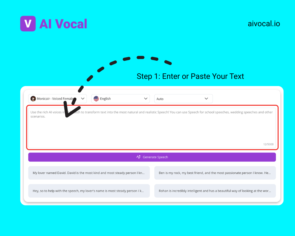 Step 1: Enter or Paste Your Text