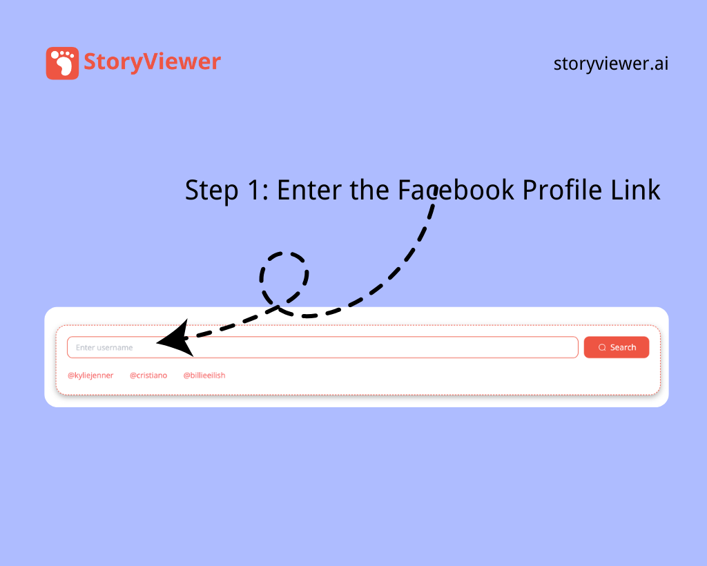 Step 1: Enter the Facebook Profile Link