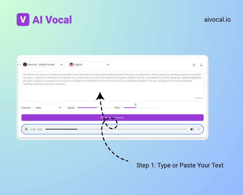 Step 1: Type or Paste Your Text