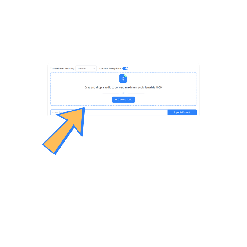 Step 1: Upload Your Audio File