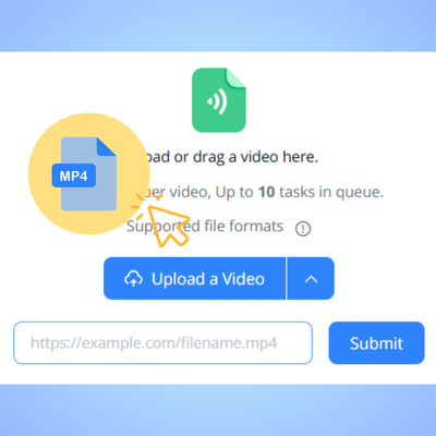 Step1: Upload Your Video File