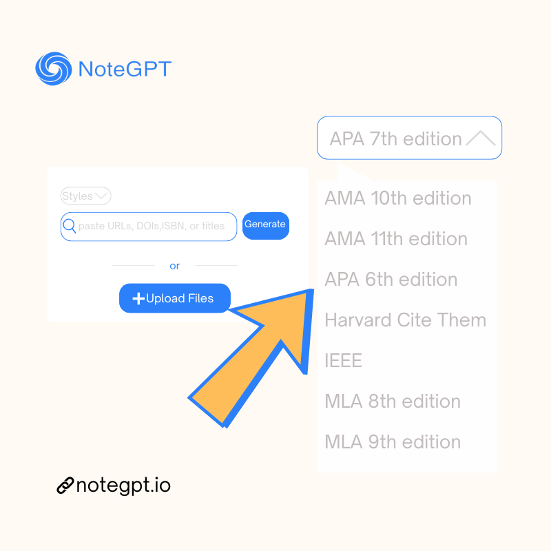 Step 2: Select APA Style Format