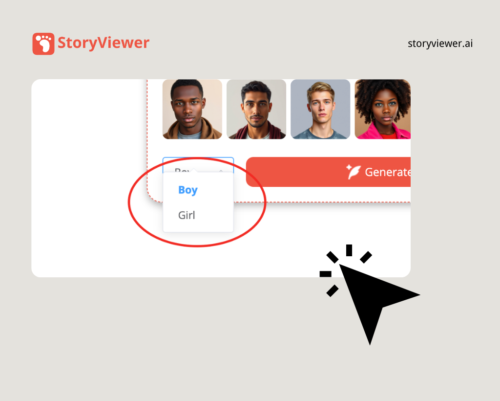 Step 2: Choose Baby’s Gender