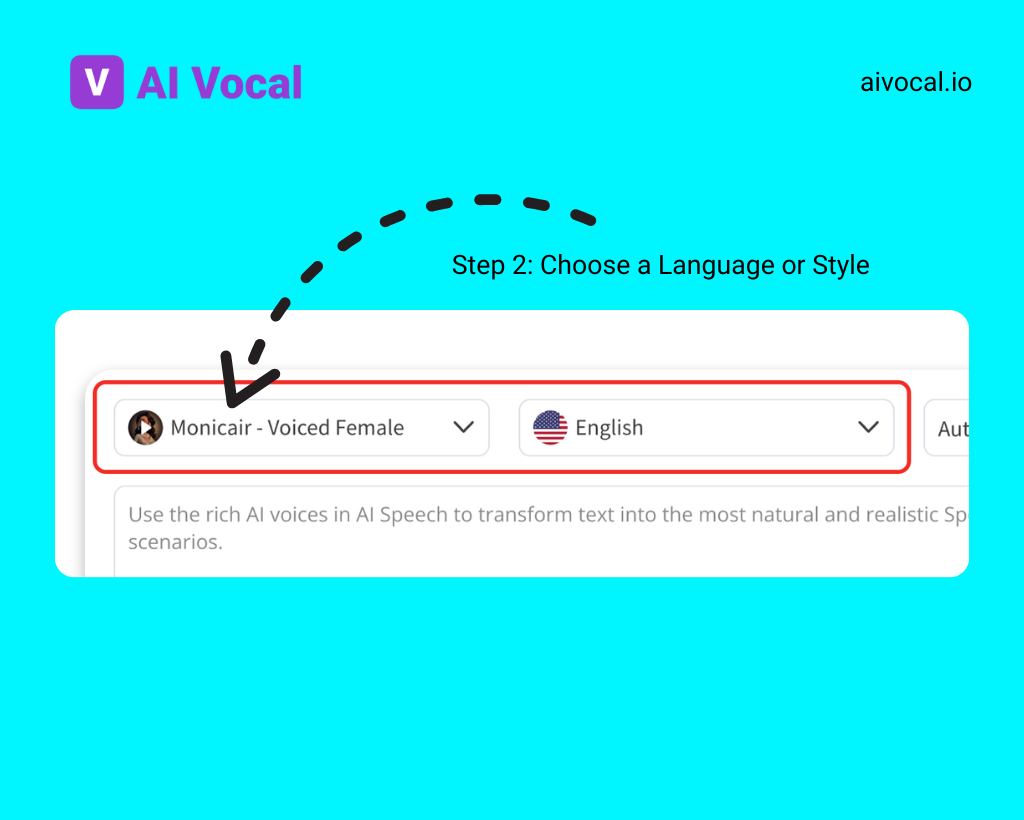 Step 2: Choose a Language or Style