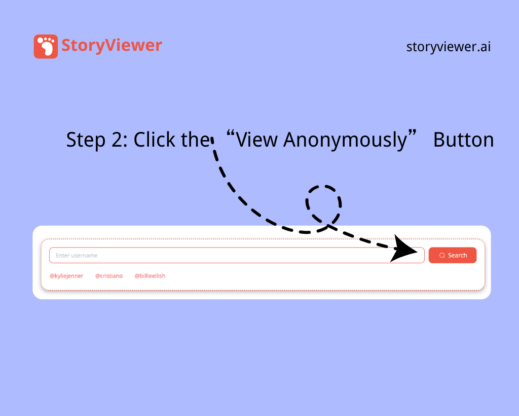 Step 2: Click the View Anonymously Button