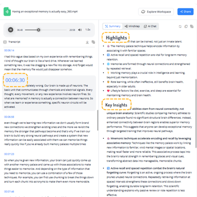 Step 2: Let the AI Transcribe and Summarize