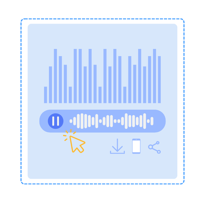 Step 3: Preview, Save, and Share Your Audio