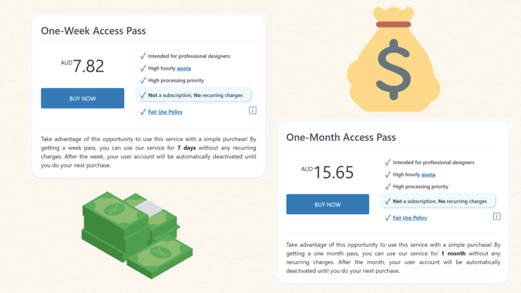 vectorizer.io's pricing
