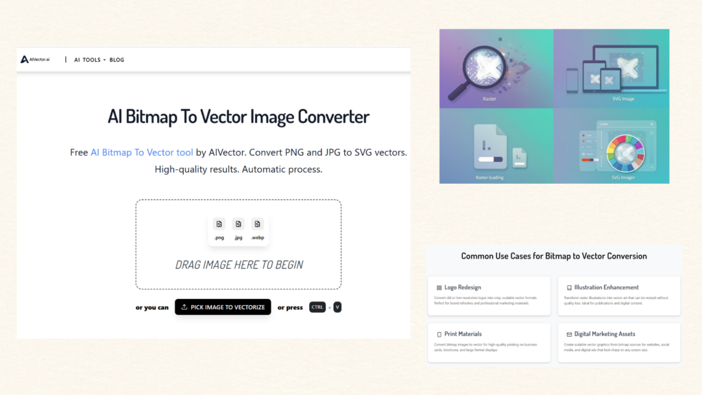 AI Bitmap To Vector Converter By AIVector