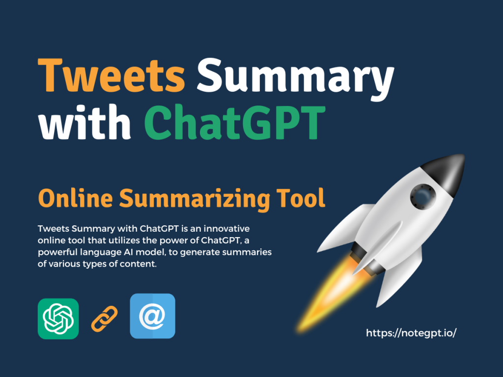 Tweets Summary with ChatGPT - Online Summarizing Tool