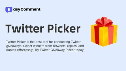 Twitter Picker - The Ultimate Tool for Twitter Giveaways