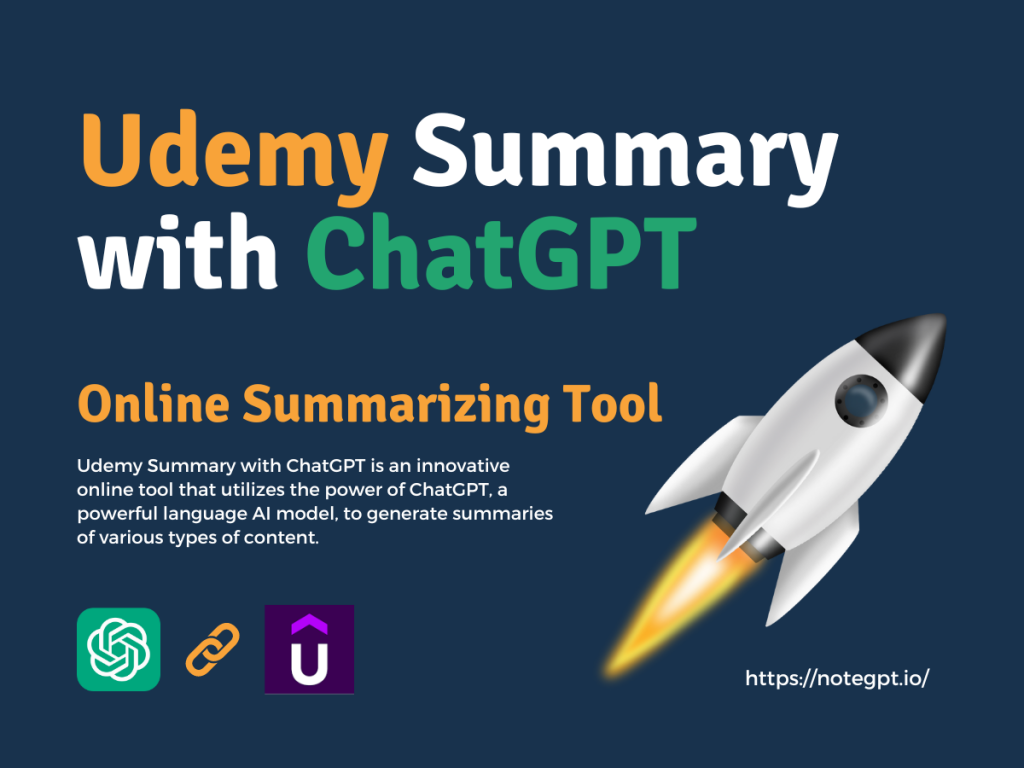 Udemy Summary with ChatGPT and Take Notes - NoteGPT