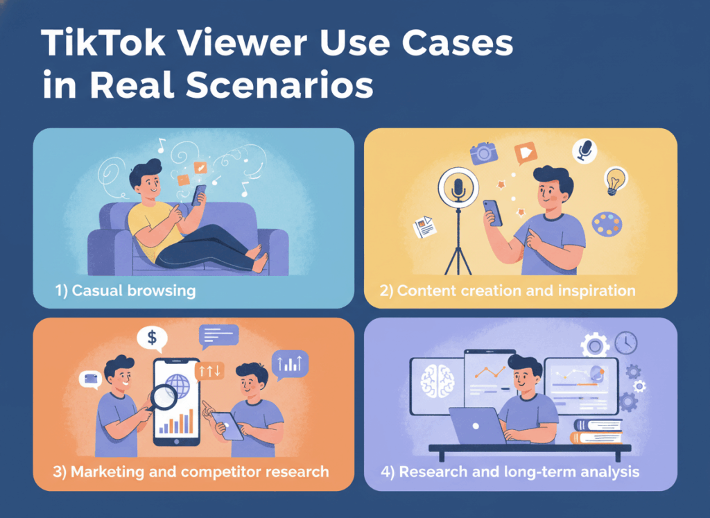 TikTok Viewer Use Cases in Real Scenarios-EasyComment