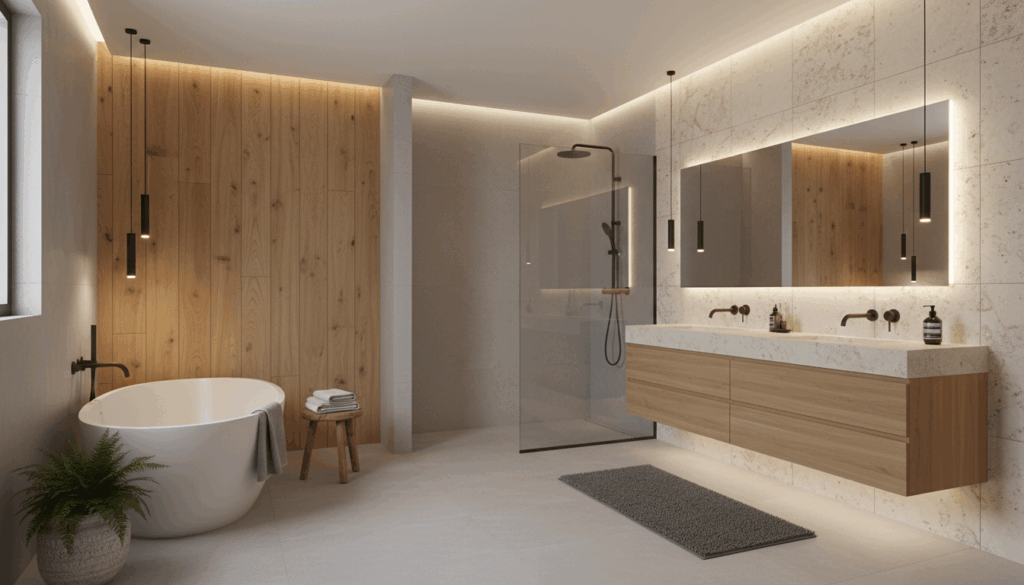 Materiales duraderos y con estilo en los baños modernos: una inversión que se nota