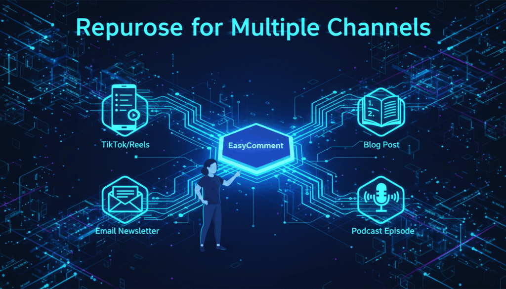 A video-to-text tool can help improve Repurpose for Multiple Channels