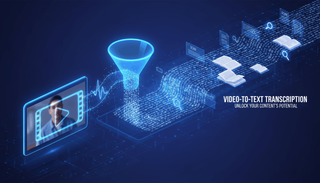 What Is Video-to-Text Transcription?