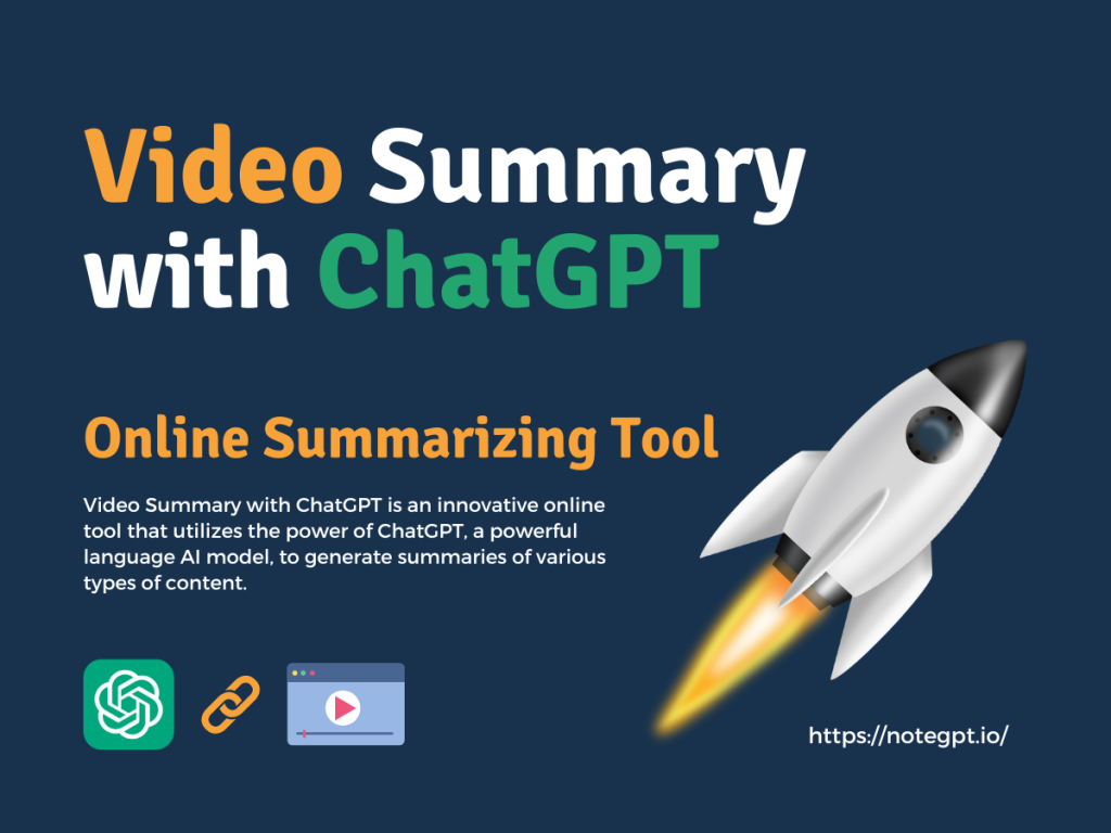 Video Summary with ChatGPT - Online Summarizing Tool