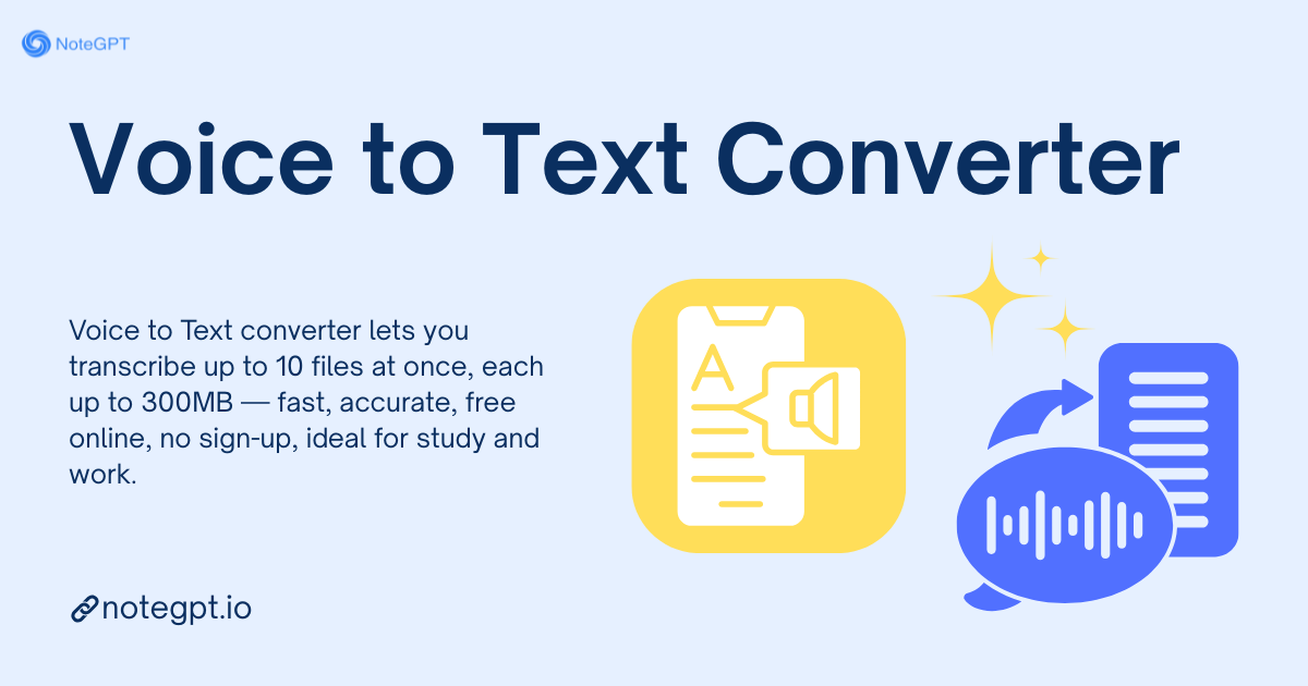 Voice to Text Converter: Convert Voice to Text online Free