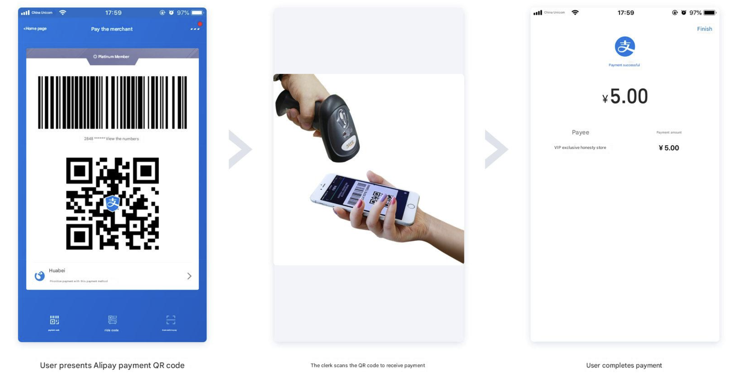 alipay payment process