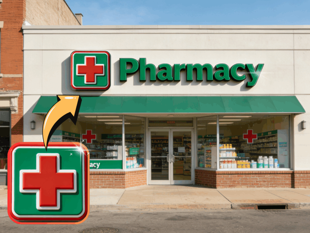 Professional Pharmacy Logo Design Example