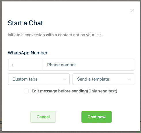 whatsapp without saving contact